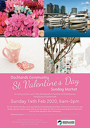 Love in the air for the return of the Sunday Market