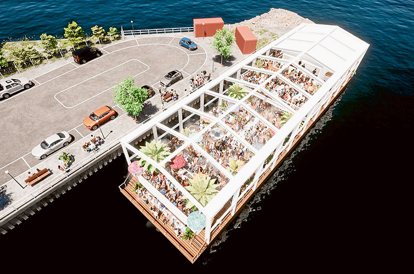 Barge bar set for summer launch