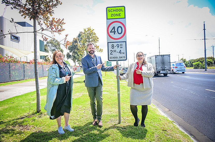 Speed zones drop outside Docklands Primary School