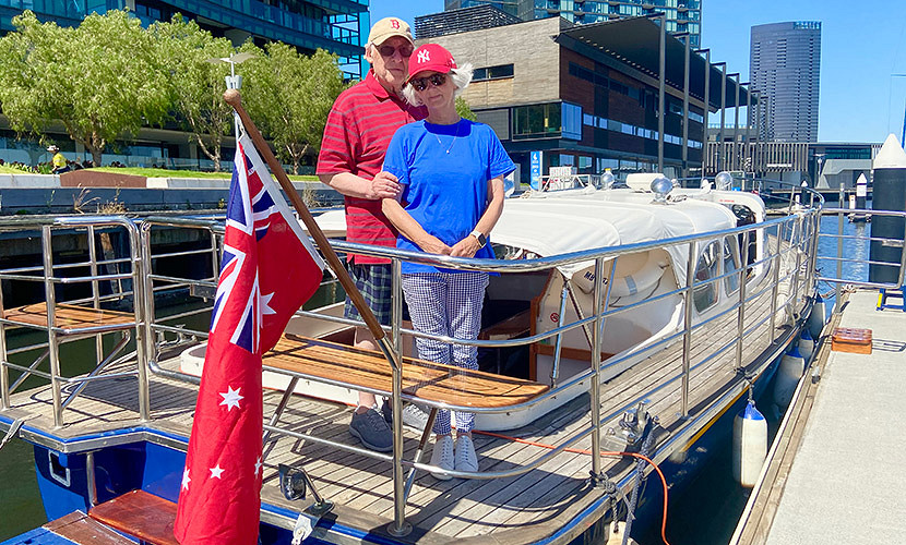 Couple hope to revitalise Docklands through the “Queen’s boat”