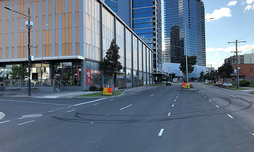 Docklands residents menaced by hoons tearing up the neighbourhood