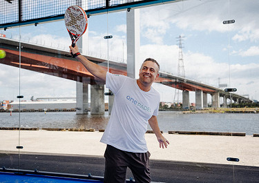 Padel by the water: Tennis craze comes to Docklands