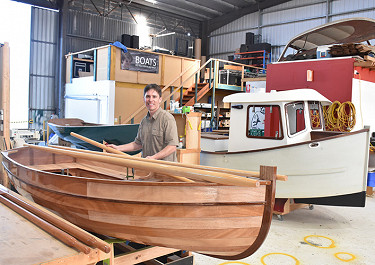 Boat building gets modernised