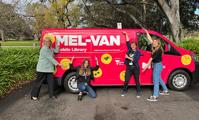 New mobile library drives digital literacy to Melburnians 